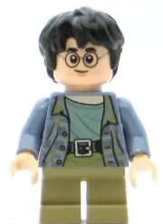 LEGO Harry Potter Minifigure Harry Potter - Blue Jacket, Smiling (Genuine)