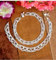Indian Jewellery Multicolor Anklet ( Payal )