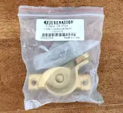 Rejuvenation Hardware Window Bevel Sash Lock, Aged Brass, NEW