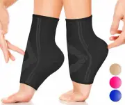 Ankle Compression Sleeve by SPARTHOS (Pair) _ Plantar Fasciitis Brace with Arch