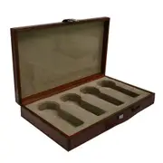 Leatherkart Leather Watch Case (4 Watches) - Tan