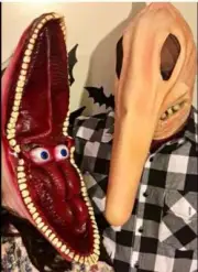 Party Cosplay Adam Mask Costume Props Horror Halloween Accessory Barbara