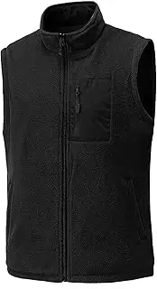 [Generic] Mens Plain T Shirts Loose Trendy Plush Warm and Comfortable Vest with Pockets On Both Sides Handstand Shirt Long Sleeve