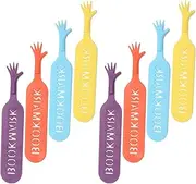 Personalised Bookmarks for Women, 8 Pcs Inspirational Hand Reading Book Accessories Gifts, Personalised Bookmark Gifts Mum's Day Gifts for Male Female
