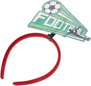Football Fan Headband Football Boppers Party Headband for Soccer Fans Makeup Headband Men Football Hairband Sports Game Headband Party Headbands Competition Supplies Plastic