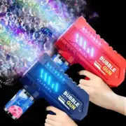 Fully Automatic Space Bubble Blowing Toy Bubble Gun Outdoor Bubble Machine Gift
