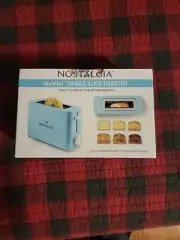 Unopened Light Blue My Mini Single Slice Toaster Nostalgia Mymini