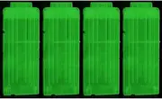 OIMIO Soft Bullet Clips 12-Darts Quick Reload Clips Magazine Clips for Nerf Toy Dart Gun 4pcs (Luminous White)