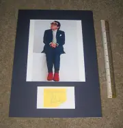 RONNIE CORBETT (RIP) "THE TWO RONNIES" AUTOGRAPH & PHOTO DISPLAY PSA
