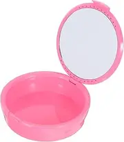 Luxshiny Plastic Retainer Case with Mirror for Organizing Retainers False Jewelry Small Keepsakes for Travel Daily Use
