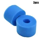 2X Blue Lay In Clean Spa S1 Washable Bio Foam VI LAZY Filter Replacement New