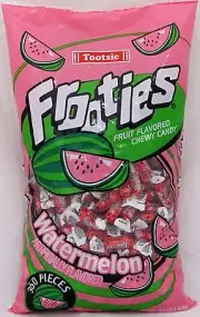 Frooties Watermelon Candy (360 Count Bag) Tootsie Bulk Candies Fruities 2.42 LBS