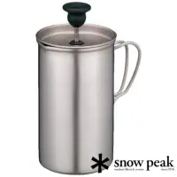 在飛比找momo購物網優惠-【Snow Peak】鈦咖啡壓濾杯 CS-111(CS-11
