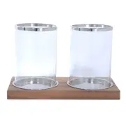 Rojo 16 24 x 15 x 12 in. Amalfitana Old Wood Candle Holder- Medium