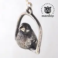 在飛比找蝦皮商城優惠-Marship 日本銀飾品牌 鞦韆上的文鳥耳環 925純銀 