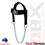Head Harness Exercise Foam Padded Weight Lifting Strap With Metal Chain