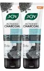 Joy Charcoal Face Wash for Oil Control & Dirt Removal (2x100ml Value Combo Pack)