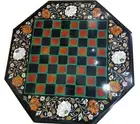 2'x2' Marble Coffee side chess Table Top Inlay For Home Decor and Gift 1