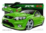 Ford FG XR8 UTE DASH A3 FRAMED PRINT (FT208)