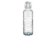 Ladelle Eco Recycled Frigo 1500ml Water Bottle Container w Flip Top Lid Clear