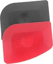 SECFOU Kitchen Pan Cleaning Tools 2pcs Pot Scrapers Grill Scraper Material Compact Design for Easy Daily Use