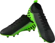 Vizari Santos FG Junior Soccer Cleats, Size-2.5,Black/Green VZSE93397J-2.5