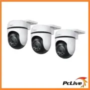 TP-Link Tapo TC41 3 Pack Outdoor Pan Tilt Security WiFi Camera 2K Full Colour