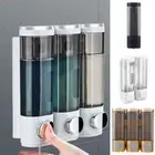 Wall Mounted Soap Liquid Dispenser 1/2/3 Head Shampoo Dispenser Bottle Hotel