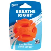 ChuckIt Breathe Right Fetch Ball Dog Toy - Medium / Orange orange