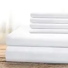 Hotel Luxury Bed Sheets Set 6 Piece(King, White) - Super Soft 1800 Thread Cou...