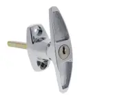 Lenlok Garage Door Lock T Handle Front Fix - 2 Keys