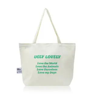 【THE FACE SHOP 菲詩小舖】UGLY LOVELY尼龍單肩袋(雛菊白)