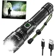 Flashlights High Lumens Rechargeable, 990,000 Lumen XHP70.2 LED Flashlight 1.5