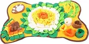 FONDOTIN Dog Sniffing Mat for Puppies Interactive Foraging Pad with Slip Base Multi Functional Snuffle Mat for Slow Feeding and Olfactory Training Durable Stylish Design