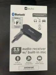 K531L iHome Bluetooth Wireless Audio Receiver Adapter W/Mic 3.5MM USB. NIB