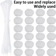 30Pcs Washer Lint Catcher Nylon Washing Machine Lint Trap with 30 Cable qifaj