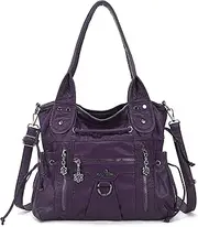 [angel kiss] Hobo Bags for Women Fashion Shoulder Bag Ladies Purses and Handbags Roomy Tote Bags Purse with Crossbody Strap