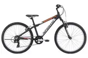 Apollo Cougar Youth Mountain Bike Matte Black / Silver / Orange