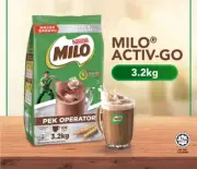 NESTLE| MILO ACTIV-GO SOFT PACK 3.2KG| MALAYSIA PRODUCT