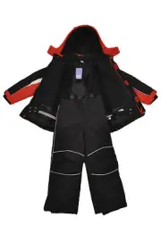 Kids Children Boys Ski/Snow Suit Jacket/Pants Red Size 3-10 Water/Wind Proof