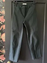 NEW J. Crew Black Sequin Kate Straight Leg Pant Wool Blend NWT Size 6