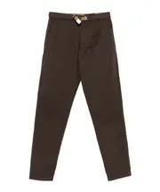 tapered trousers 44,50 chocolate brown