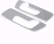 ABS Car Seat Adjustment Button Panel Decorative Frame Sticker Car Interior for X1 U11 2023 2024 Trim Interior (Color : Silver)