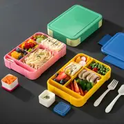 5 Compartments Lunch Box Food Container Set Bento Storage Box for Adults Kids
