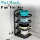 Adjustable Multi-layer Pan Kitchen Organizer Under The Sink Cabinet Storage Rack