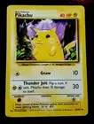 POKEMON Card LP 1999 Vintage WOTC Pikachu 58/102 white cheek