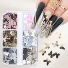 1 Box Nail Flake Easy to Stick Non-fading Foils Luxury Nail Design Irregular