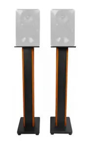 Rockville 36” Studio Monitor Speaker Stands For Mackie HR624 MK2