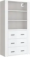 Generic Highboard High Gloss White Engineered Wood
