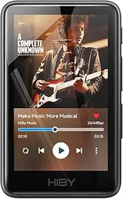 HiBy R1 HiFi MP3 Player with Bluetooth 5.1 Hi-Res Audio Certified DSD 256 Native Tidal Qobuz Player MSEB Tuning 3”Touchscreen 2TB Expanded Memory